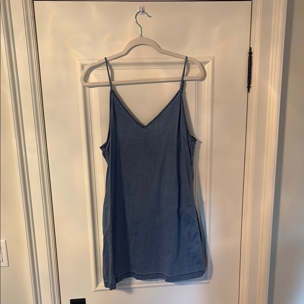 Blue Denim Mini Dress